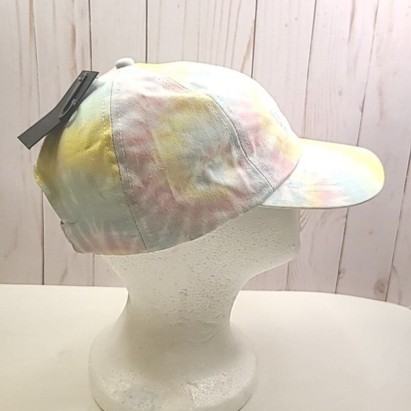David And Young Women's Haus Party Embroidered Baseball Cap Pastel Tie Dye w Tag - Picture 5 of 9